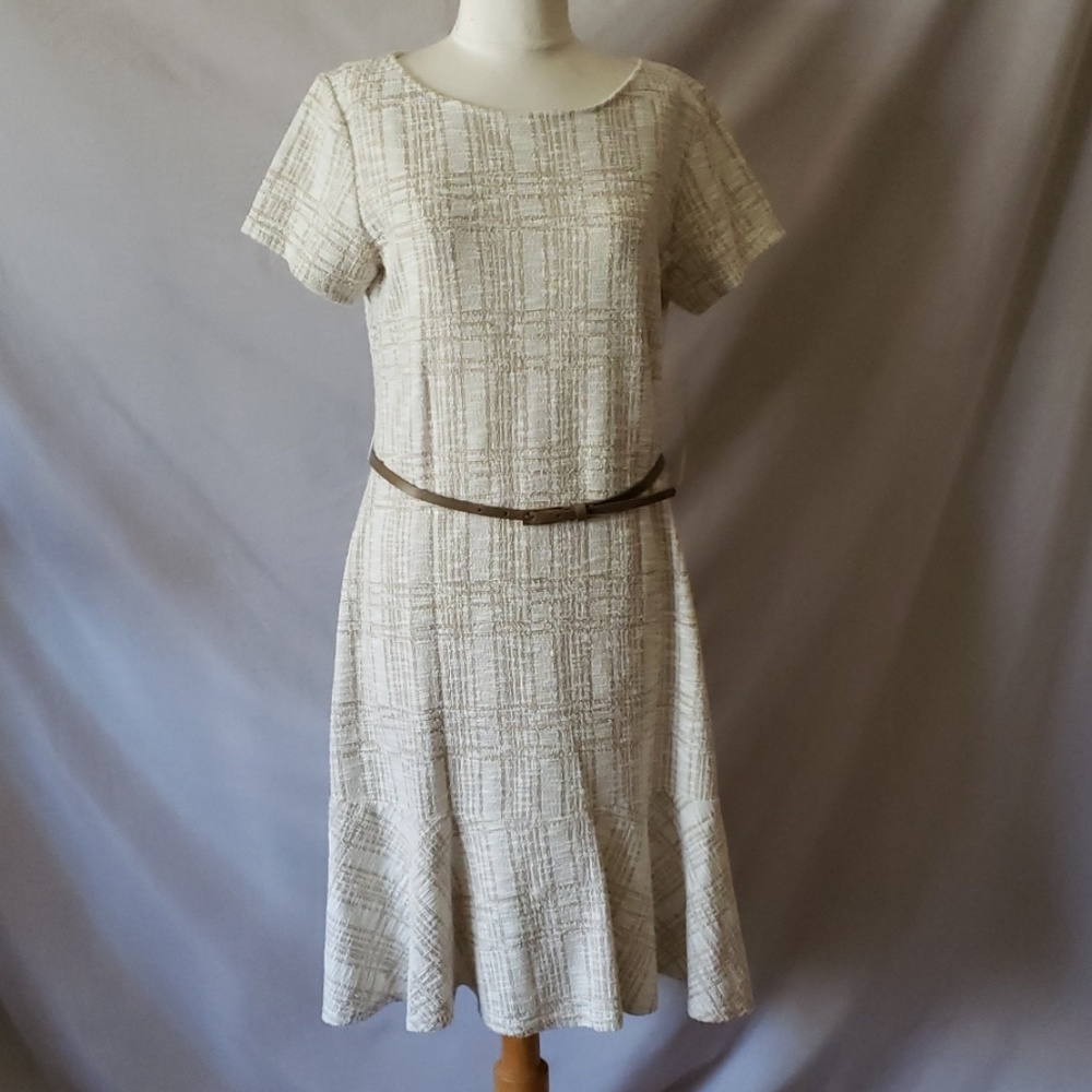 New Sharagano Dress with belt